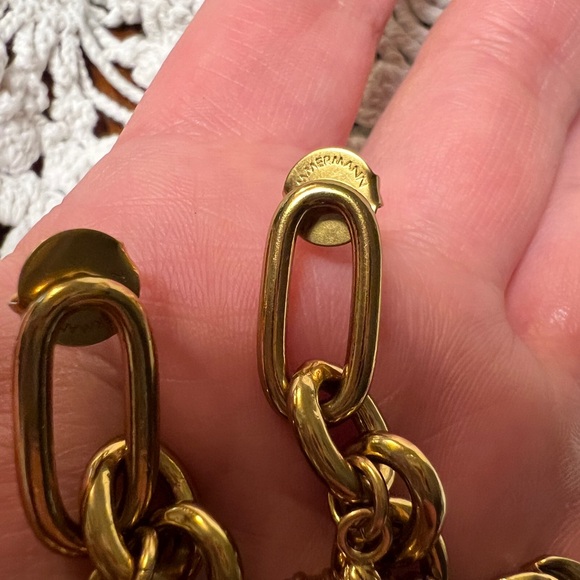 RARE Zimmermann Gold Anchor and Crab Dangle Earrings - Picture 4 of 7